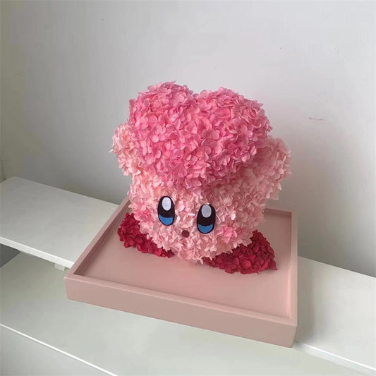 Kirby the Star (HEART)-Eternal Flower Acrylic Arrangement